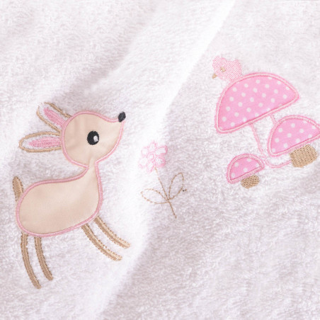 Σετ Παιδικές Πετσέτες 2 Τεμαχίων Rythmos Floppy Ροζ