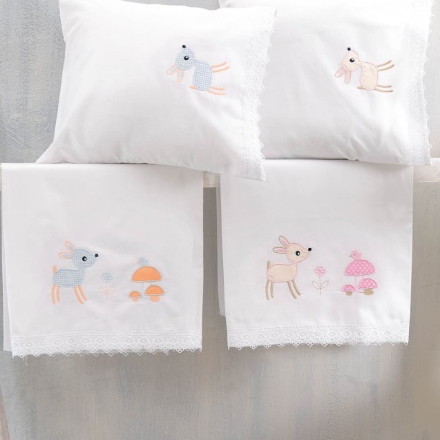 Σετ Σεντόνια Κούνιας 3 Τεμαχίων Rythmos Floppy...