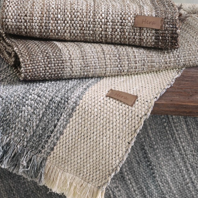 Χαλάκι Rythmos Hera Γκρι 80x150