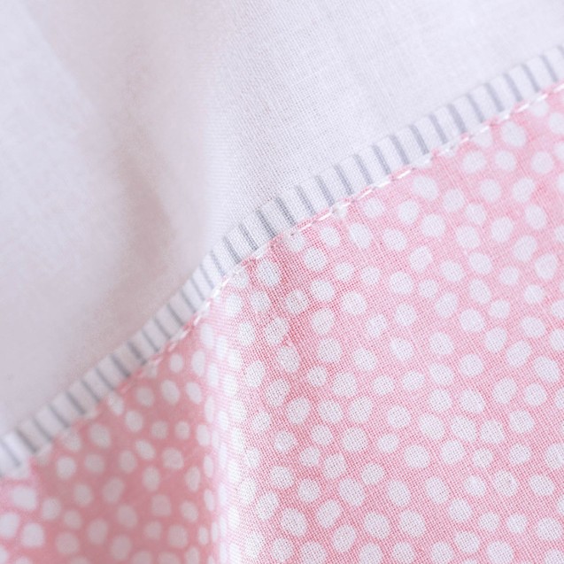 Κουβέρτα Πικέ Κούνιας Rythmos Rabbitty Ροζ 120x150