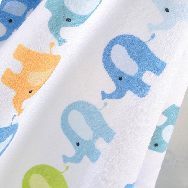 Σετ Βρεφική Κάπα και Γάντι Rythmos Blue Elephant