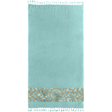 Πετσέτα Θαλάσσης Παρεό Guy Laroche Pestemal 17 Aqua 90x170