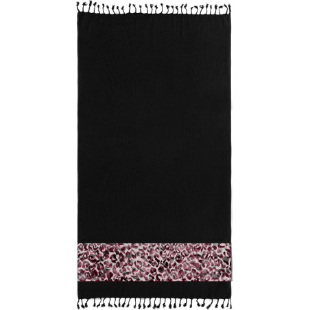 Πετσέτα Θαλάσσης Παρεό Guy Laroche Pestemal 18 Black 90x170