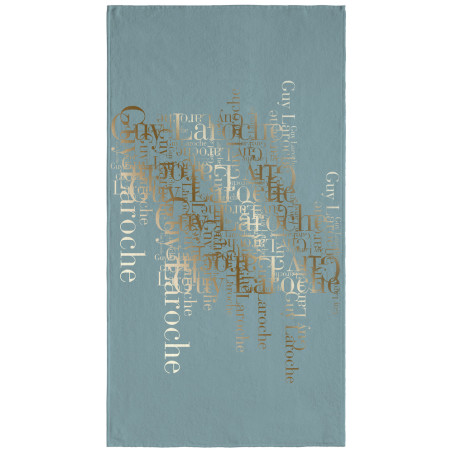 Πετσέτα Θαλάσσης Βελουτέ Guy Laroche Velour Printed 2103 Raf 100x175