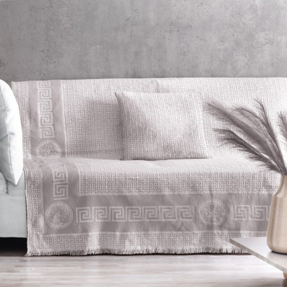 Ριχτάρι Πολυθρόνας Makis Tselios Meandros Silver 180x180