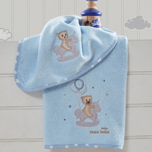 Σετ Βρεφικές Πετσέτες 2 Τεμαχίων Makis Tselios...