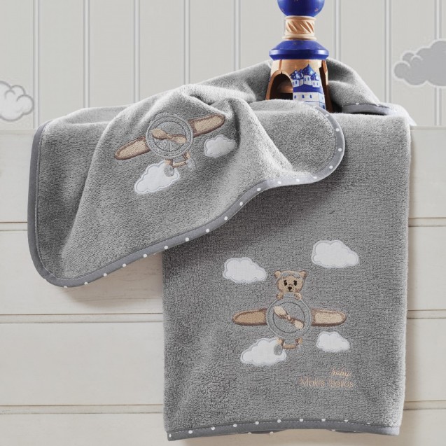 Σετ Βρεφικές Πετσέτες 2 Τεμαχίων Makis Tselios...