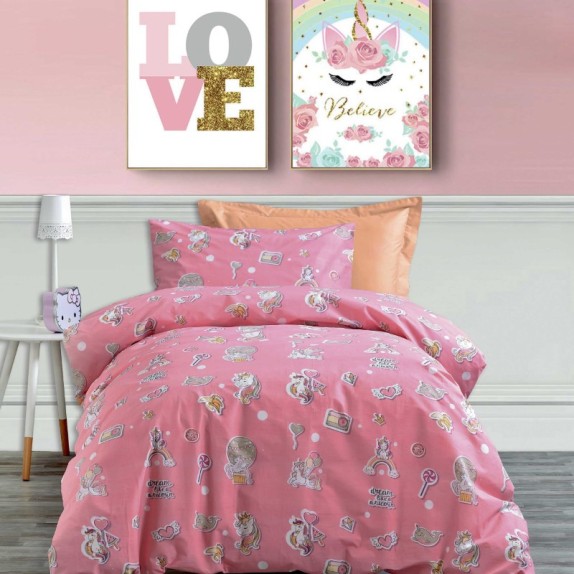 Σετ Παιδική Παπλωματοθήκη Μονή 2 Τεμαχίων Makis Tselios...