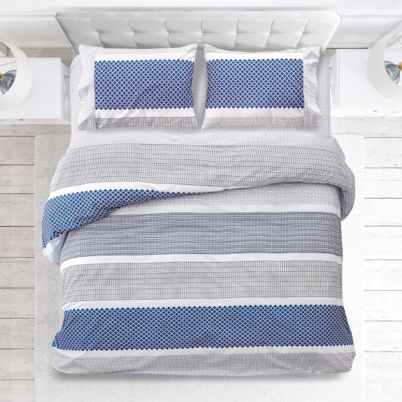 Σετ Σεντόνια King Size με Λάστιχο 4 Τεμαχίων Makis...