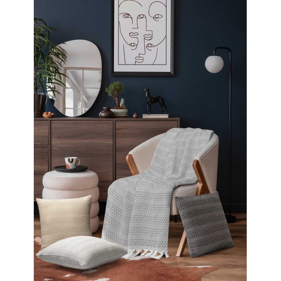 Ριχτάρι Τριθέσιου Madi Herhaling Grey 190x300