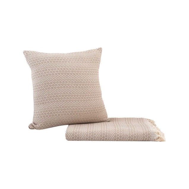 Μαξιλάρι Διακόσμησης Madi Herhaling Beige 45x45