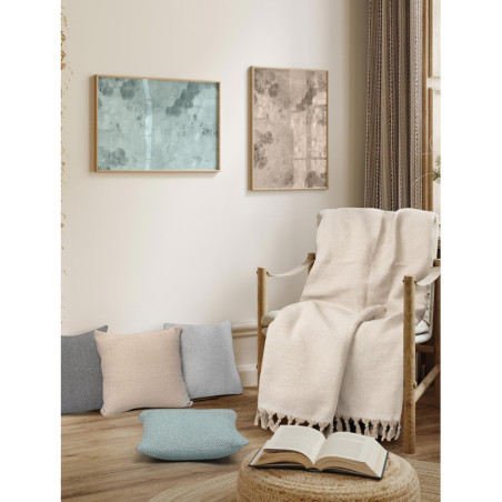 Μαξιλαροθήκη Διακόσμησης Madi Vorm Beige 45x45