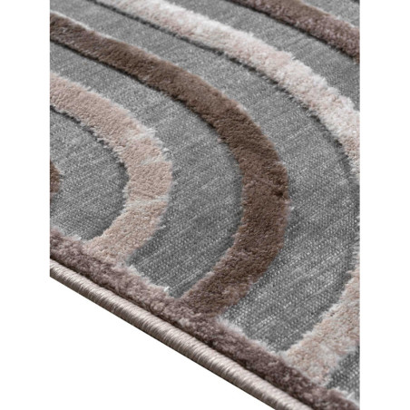 Χαλί Διάδρομος Madi Mode Grey Πλάτους 67cm (Επιθυμητή Διάσταση)