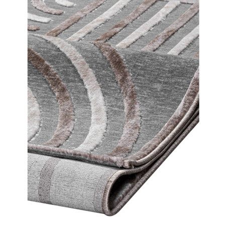 Χαλί Διάδρομος Madi Mode Grey Πλάτους 67cm (Επιθυμητή Διάσταση)