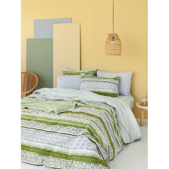 Σετ Σεντόνια Υπέρδιπλα 4 Τεμαχίων Palamaiki FL6195 240x260