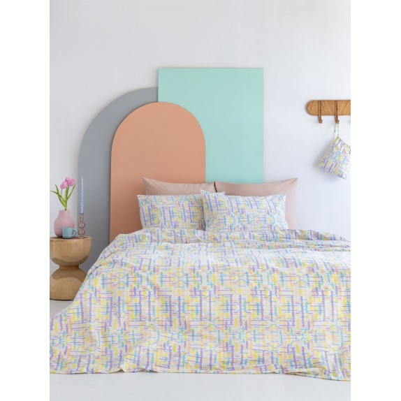 Σετ Σεντόνια King Size 4 Τεμαχίων Palamaiki FL6199 265x260