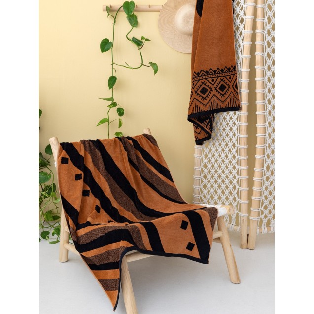 Πετσέτα Θαλάσσης Βελουτέ Palamaiki EV26 90x160