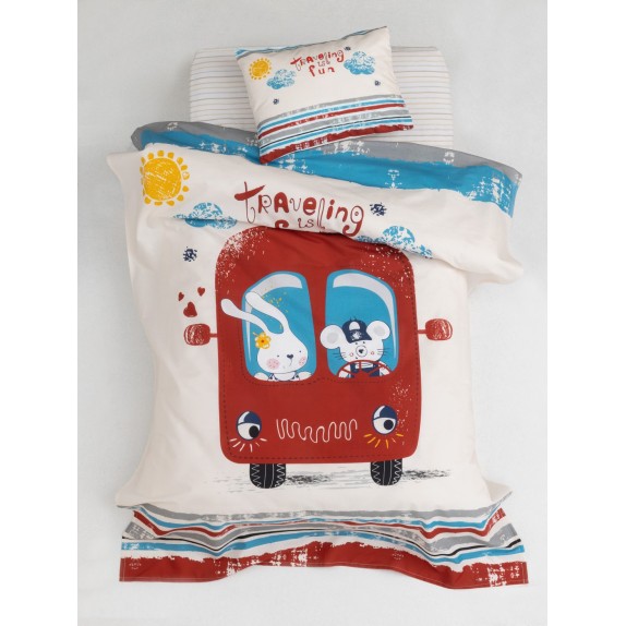 Σετ Σεντόνια Κούνιας 3 Τεμαχίων Palamaiki HB0605 120x160