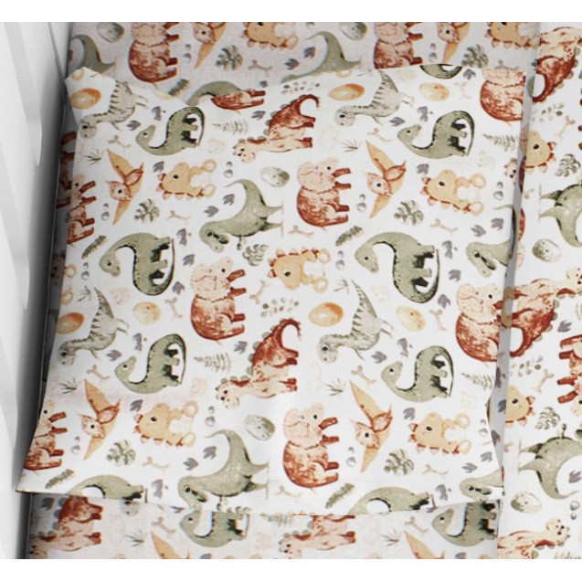 Βρεφική Μαξιλαροθήκη Dimcol Dinosaur 515 35x45