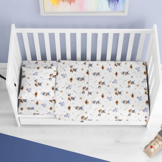 Παπλωματοθήκη Κούνιας Dimcol Wild West 540 120x160