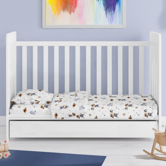 Σεντόνι Κούνιας με Λάστιχο Dimcol Wild West 540 70x140+15