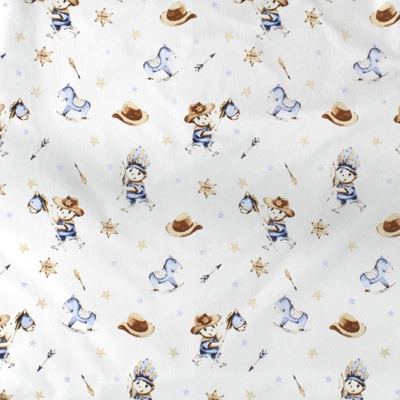 Σεντόνι Λίκνου Dimcol Wild West 540 80x110