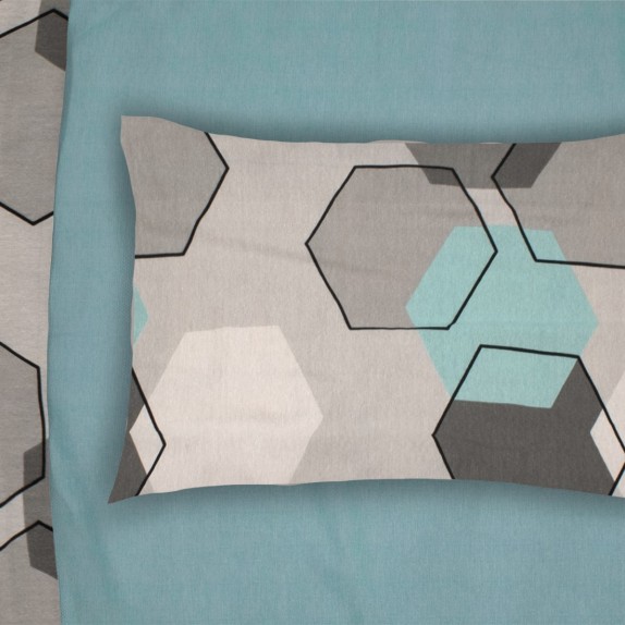 Μαξιλαροθήκη Dimcol Hexagon 395 50x70