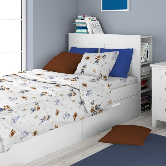 Σετ Παιδικό Σεντόνι Μονό και Μαξιλαροθήκη Dimcol Wild...