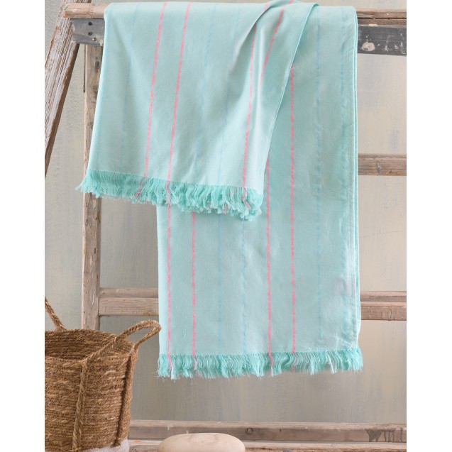 Ριχτάρι Πολυθρόνας Rythmos Sezane Aqua 180x160