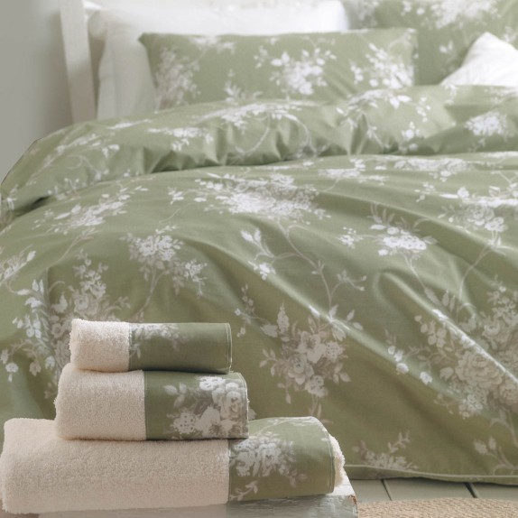 Σετ Πετσέτες 3 Τεμαχίων Rythmos Mathilde Πράσινο