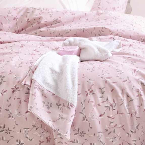 Σετ Πετσέτες 3 Τεμαχίων Rythmos Carlin Ροζ