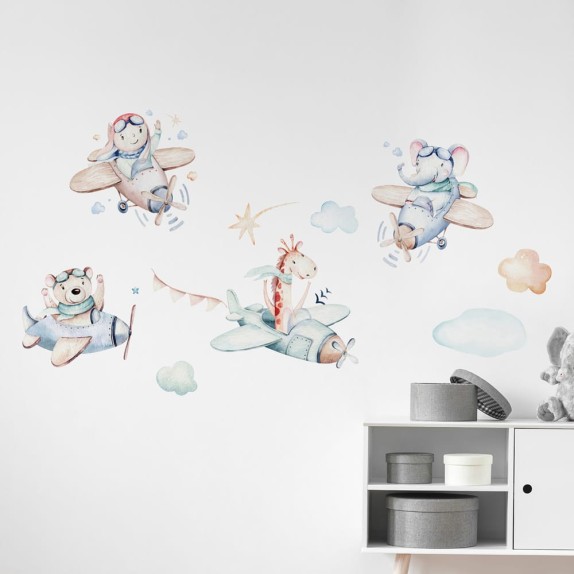 Αυτοκόλλητα Τοίχου Βινυλίου Ango Airplanes 18313