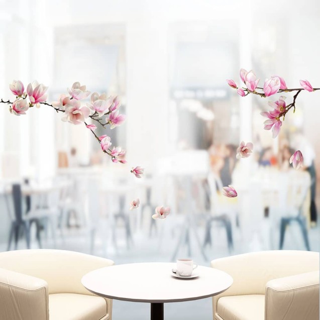 Αυτοκόλλητα Βινυλίου για Τζάμι Ango Magnolia 64006