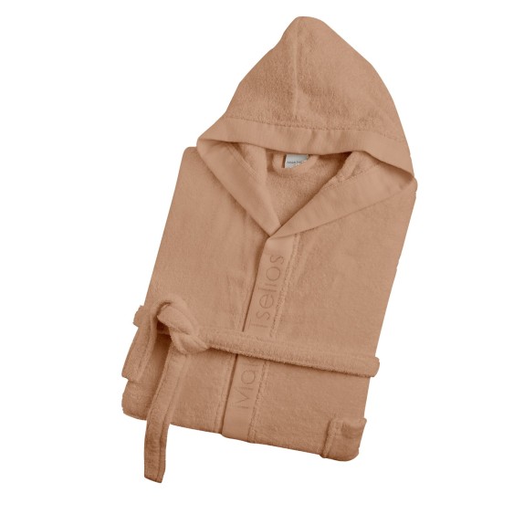 Μπουρνούζι με Κουκούλα Makis Tselios Helmi-6 Beige