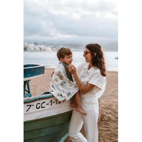 Κουβέρτα Αγκαλιάς Λεπτή La Millou ABC Farm Khaki 80x100