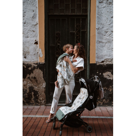 Κουβέρτα Αγκαλιάς Λεπτή La Millou ABC Farm Khaki 80x100