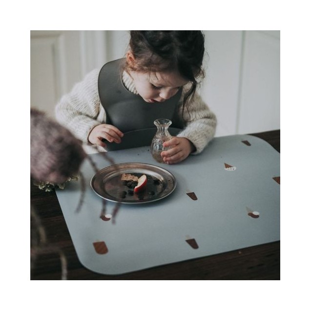 Σαλιάρα Σιλικόνης Noui Noui Dusty Olive NN12116