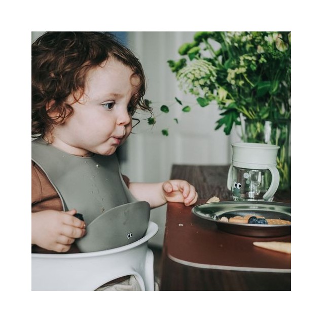 Σαλιάρα Σιλικόνης Noui Noui Dusty Olive NN12116