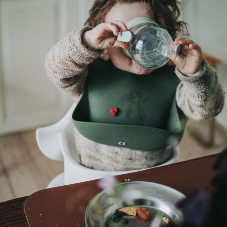 Σαλιάρα Σιλικόνης Noui Noui Dusty Olive NN12116