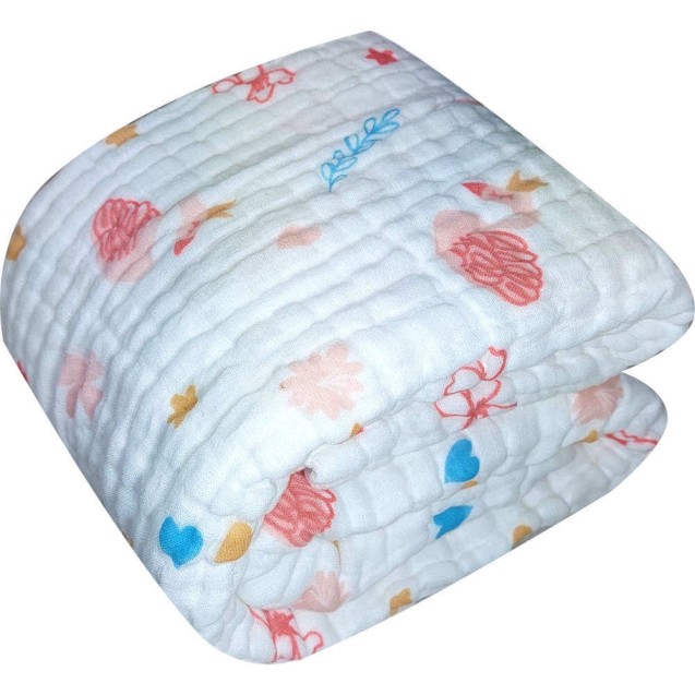 Κουβέρτα Αγκαλιάς Μουσελίνα Morven 23006 Κύκνοι...