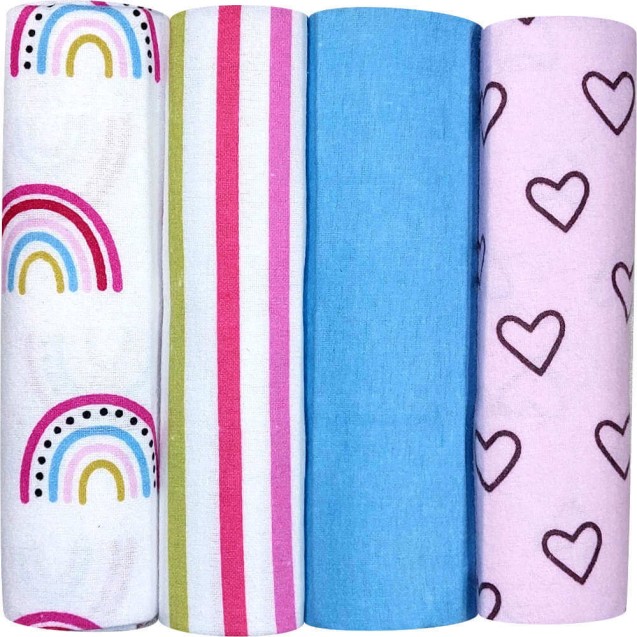 Σετ Πάνες Φανελένιες 4 Τεμαχίων Morven 23004...