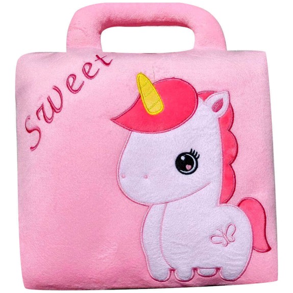 Κουβέρτα-Τσάντα Fleece Κούνιας Morven 22052 Unicorn Ροζ...