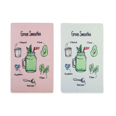 Ποτηρόπανο Nef-Nef Smoothie Pink 40x60