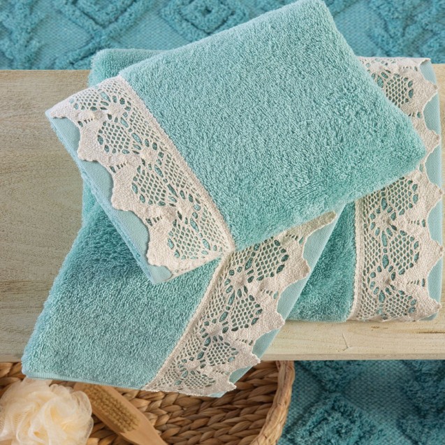 Σετ Πετσέτες 3 Τεμαχίων Nef-Nef Maricar Aqua