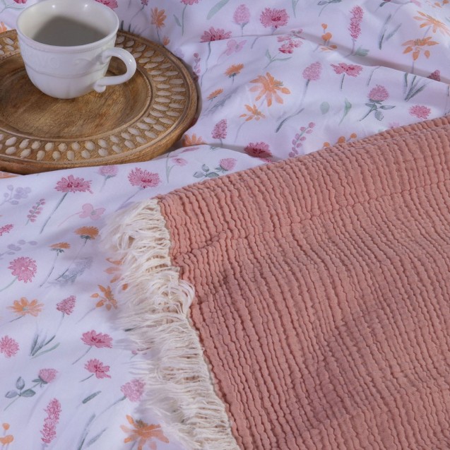 Κουβέρτα Υπέρδιπλη Nef-Nef Apollo 230x240 Salmon