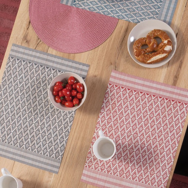 Σετ Σουπλά 2 Τεμαχίων Nef-Nef Palacio Orange 33x45