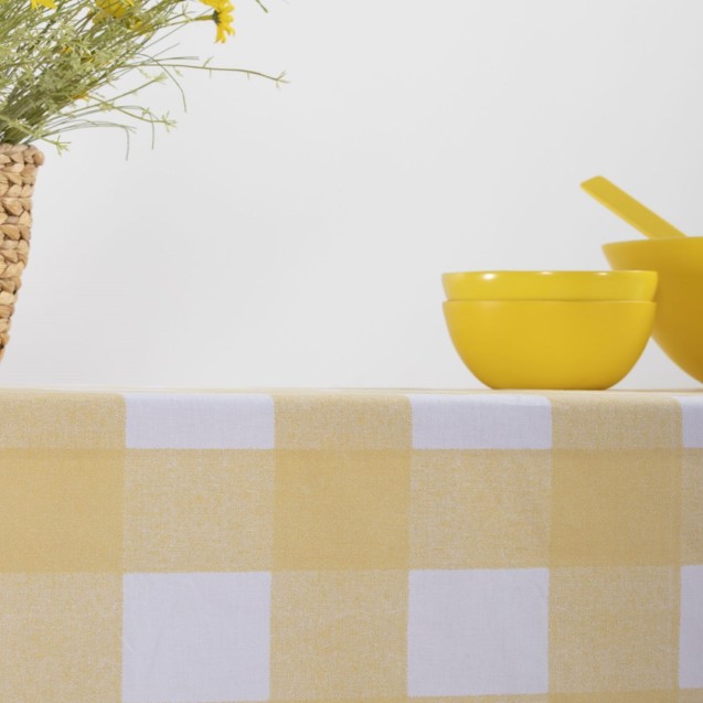 Τραπεζομάντηλο Αλέκιαστο Nef-Nef Henry Yellow...