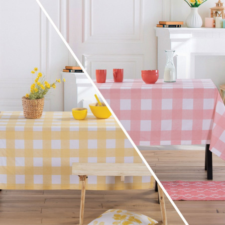 Τραπεζομάντηλο Αλέκιαστο Nef-Nef Henry Yellow 140x140