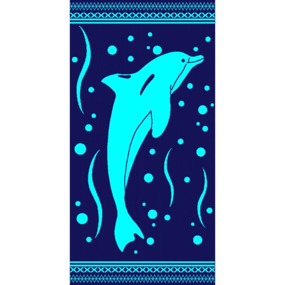 Πετσέτα Θαλάσσης Βελουτέ Dimcol Ζακάρ 207 87x165