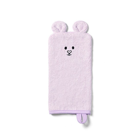 Γάντι Πλυσίματος Babyono Bamboo Μωβ BN787/01 12x25